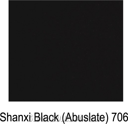 Shanxi Black Granite Slabs & Tiles, China Black Granite