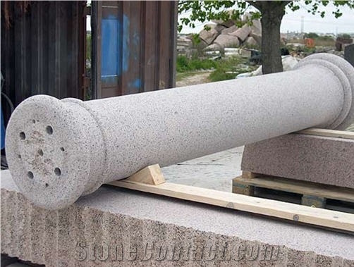 White Granite Columns