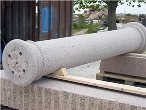 White Granite Columns