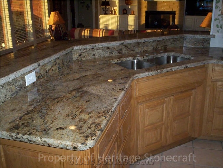 Juparana Lapidus Granite Countertop