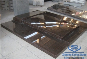 Star Ruby Granite Monument