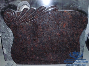 Tan Brown Granite Tombstone Tan Brown Granite Tombstone