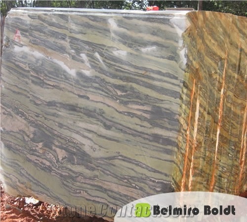 Verde Bamboo Quartzite Blocks