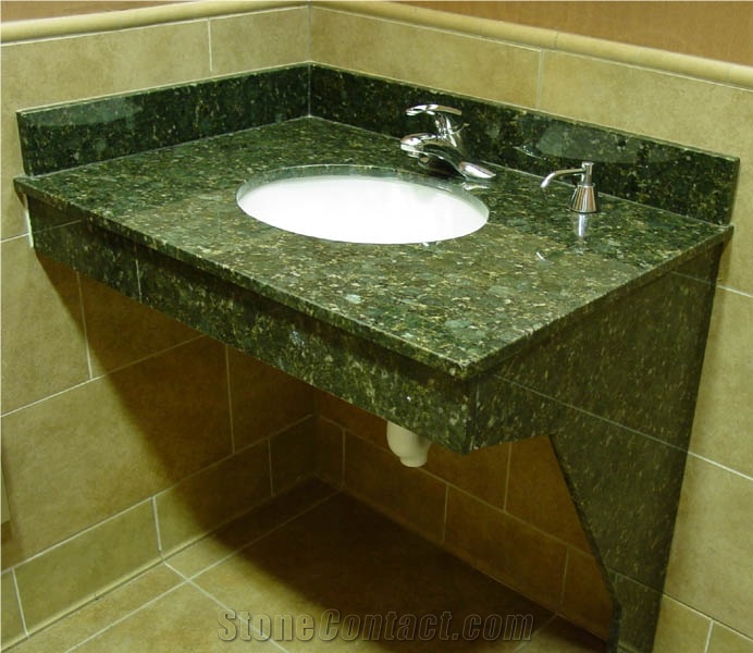 Green Granite Vanity Top