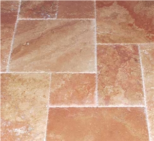 Roza Travertine French Pattern