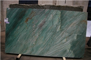 Emerald Quartzite Slabs, Brazil Green Quartzite