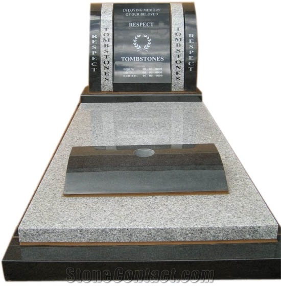 Natural Granite Stone Ameican Style Monument
