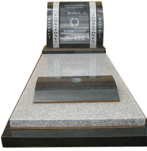 Natural Granite Stone Ameican Style Monument