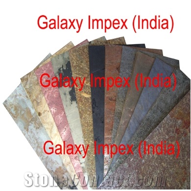 Flexible Thin Veneer Slate Slabs & Tiles