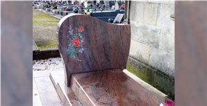 Multicolor Red Granite Monument