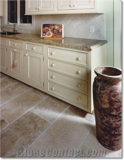Jerusalem Grey Limestone Floor Tile
