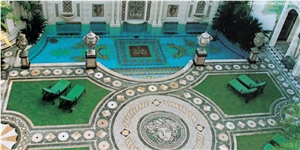 Pebble Stone Pool Mosaic