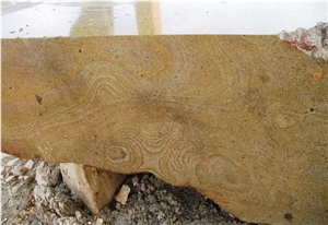 Trachite Giallo Venata Trachyte Blocks