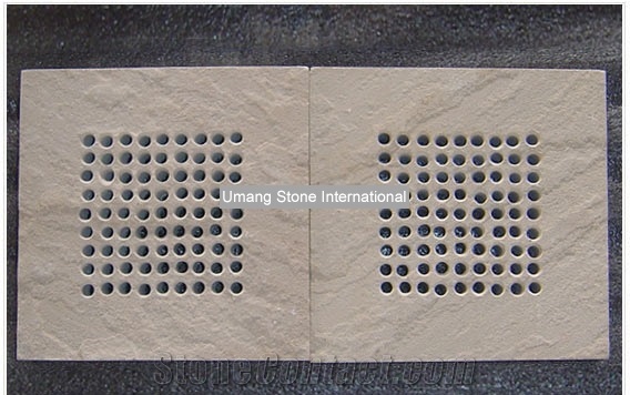 Beige Sandstone Pool Drainage