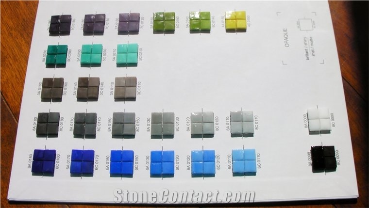 Opaque Glass Mosaic Tile