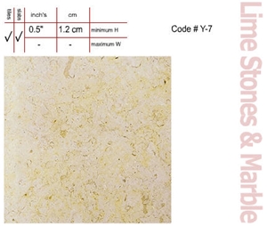 Jericho Yellow Limestone Slabs & Tiles