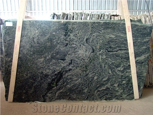 Verde Candeias Graniteslabs, Brazil Green Granite