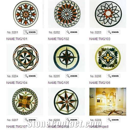 Granite Waterjet Medallions