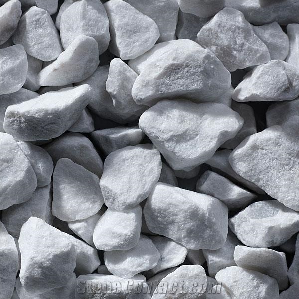 Bianco Sivec Marble Gravel Dolomite