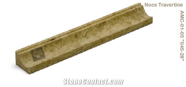 Noce Travertine Molding