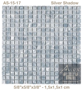 Silver Shadow Marble Mosaic
