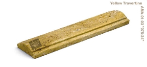 Yellow Light Travertine Molding