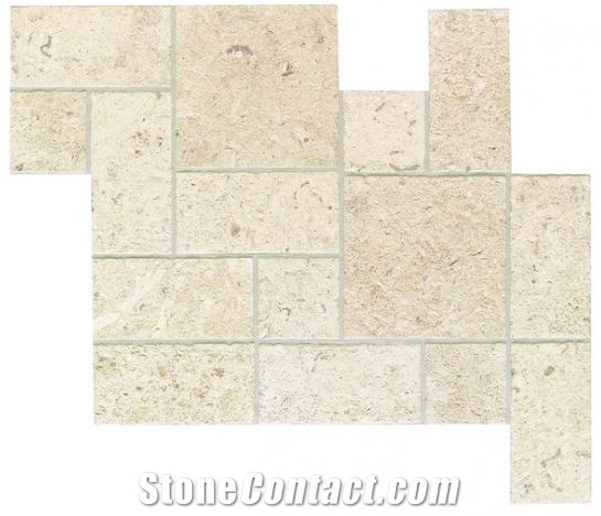 Coral Mist Limestone Pattern