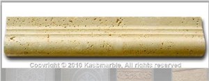 Beige Travertine Double Ogee Moulding