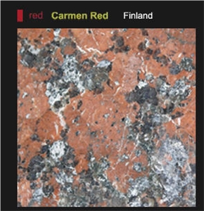 Carmen Red Granite Slabs & Tiles, Finland Red Granite Carmen Red Granite Slabs & Tiles, Finland Red Granite