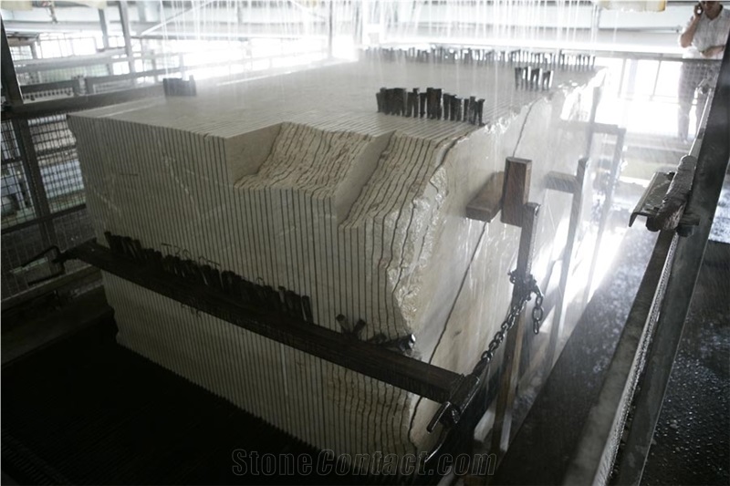 Bella Beige Marble Blocks, Slabs