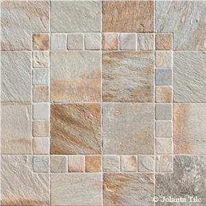 Golden Ray Quartzite Mosaic Golden Ray Quartzite Mosaic