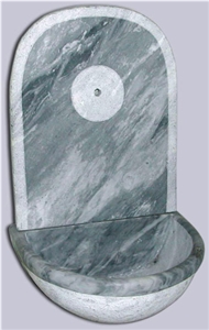 Bardiglio Marble Honed Fountain