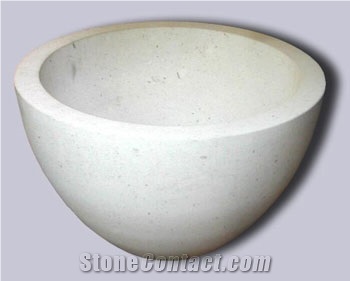 Moca Creme Grao Fino Beige Limestone Sinks & Basins