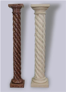 Rosso Verona - Limestone Columns