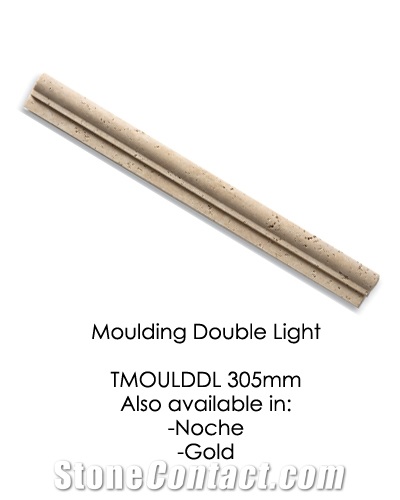 Moulding Double Light Travertine