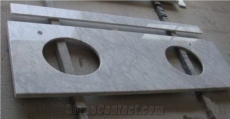 Bianco Carrara Marble Vanity Top