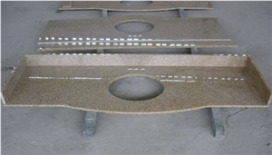 G682 Yellow Granite Vanity Tops
