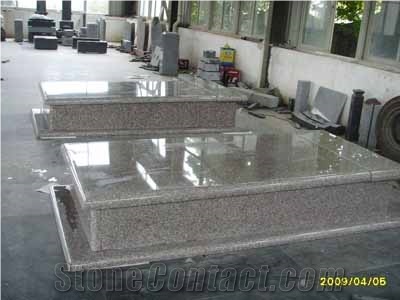 G603 Grey Granite Tombstone