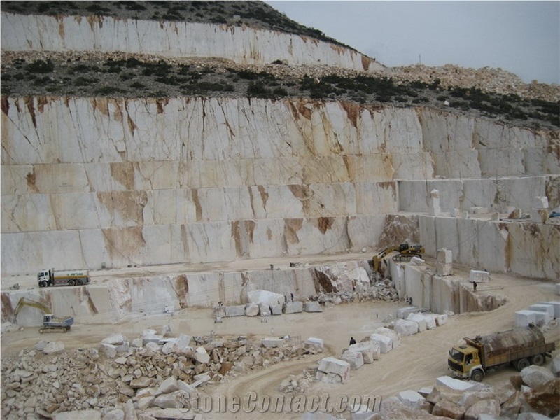 Mugla White Marble Quarry Block,White Marble Blocks & Quarry