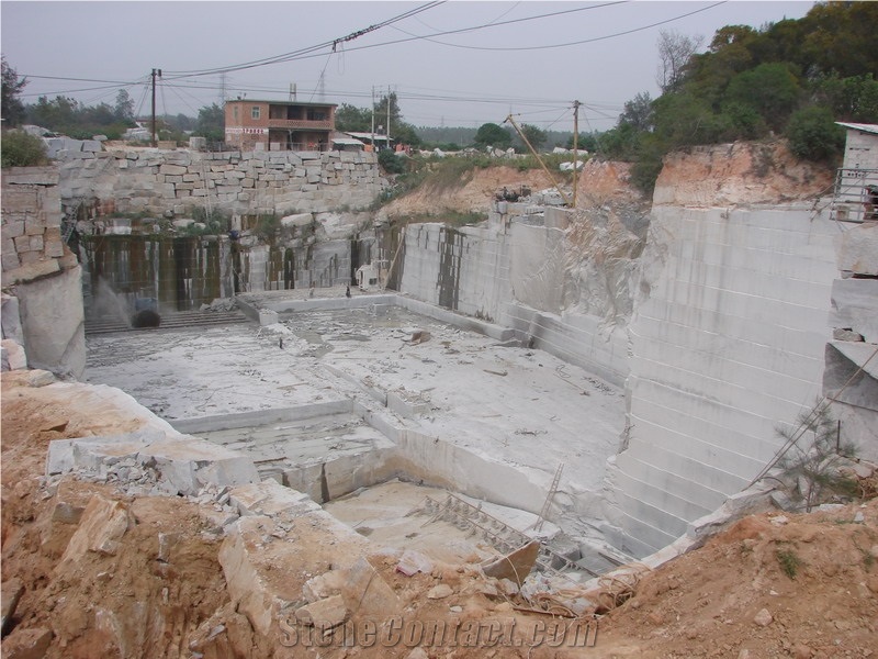Tibet Viscont White Granite Block Quarry Owner,China Viscont White Blocks & Quarry