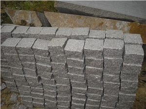 G354 Granite Cobble Stone, Black White Flower Grey Granite Cobble Stone G354 Granite Cobble Stone, Black White Flower Grey Granite Cobble Stone