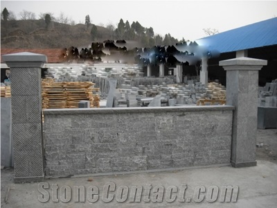 Grey Limestone Wall Panel
