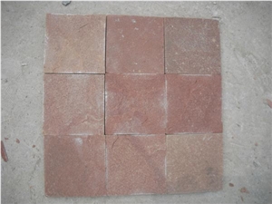 Pink Sandstone Pavings