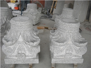 White Granite Column Base