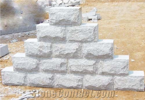 White Granite Mushroom Stone
