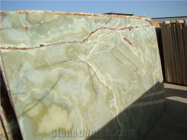 Afghan Jade Onyx Slabs Tiles, Pakistan Green Onyx