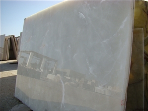 Ice White Onyx Slabs