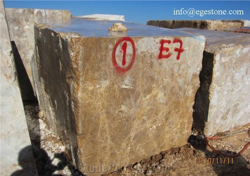 Emperador Light Marble Block, Turkey Brown Marble