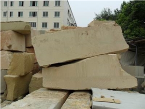 China Yellow Sandstone Block