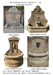 Beige Limestone Fountains